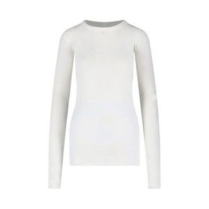 Rick Owens Ribbed Long-Sleeve T-Shirt – White - NWT